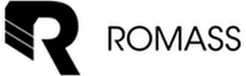 Logo with a large stylized R emblem on the left and the bold word ROMASS to the right.