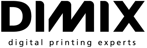 DIMIX logo with the tagline 'digital printing experts'