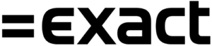 Exact logo wordmark in bold black letters on a transparent background.