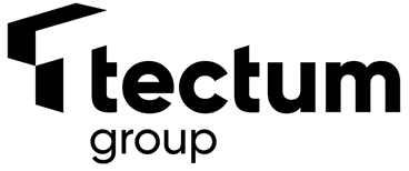 Tectum Group logo with a stylized black T icon on the left and the words 'tectum group' in bold lowercase letters.